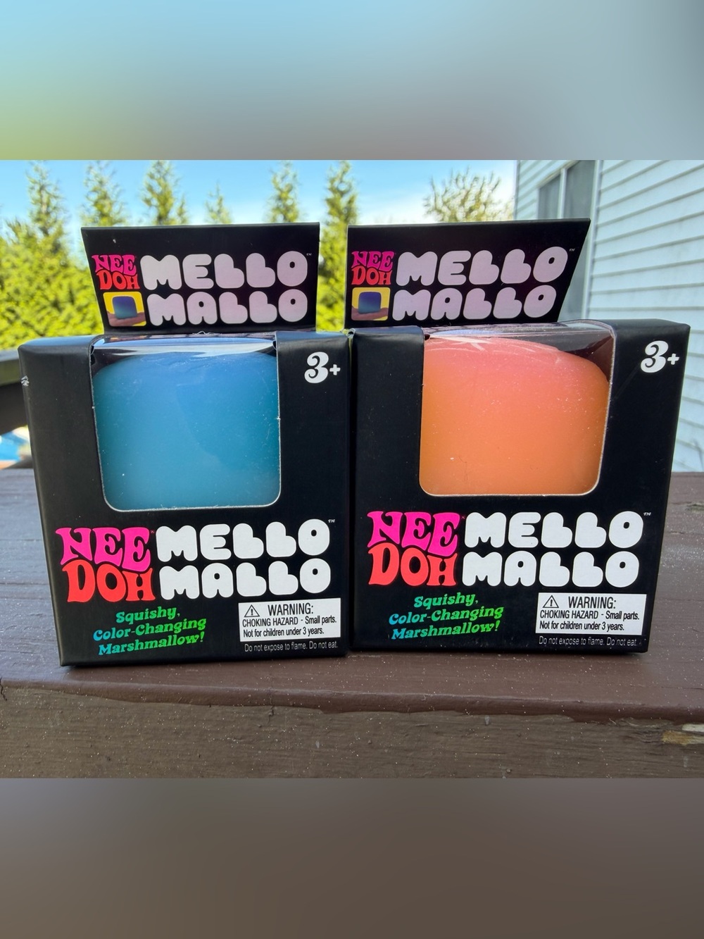 NeeDoh Mello Mallo Color changing Marshmallow- Set of 2